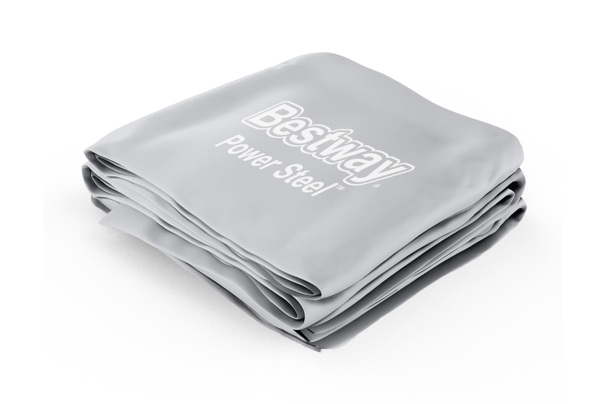 Liner di ricambio per piscina Power Steel rettangolare da 956x488x132 cm grigio chiaro