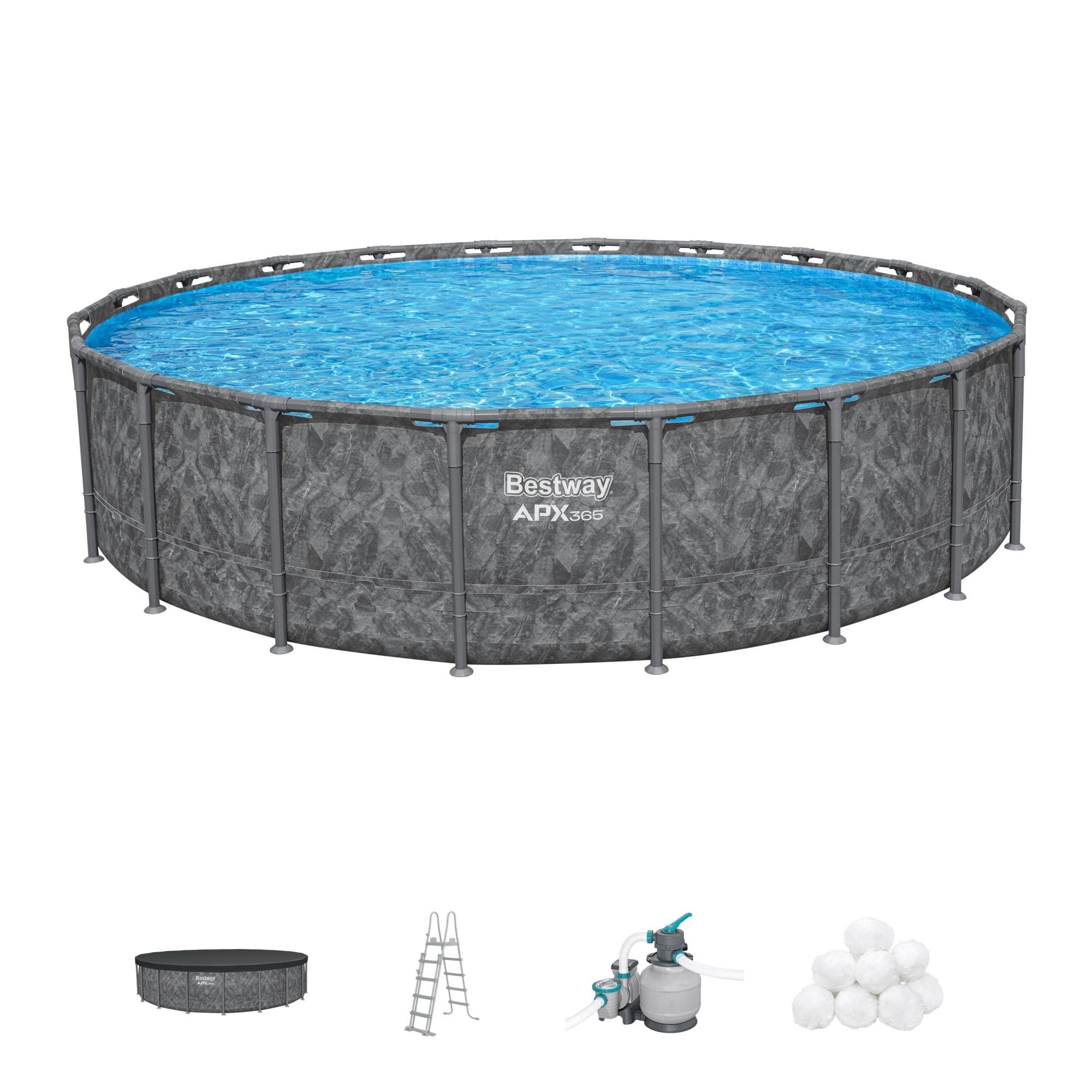 Set piscina APX 365 da 610x132 cm