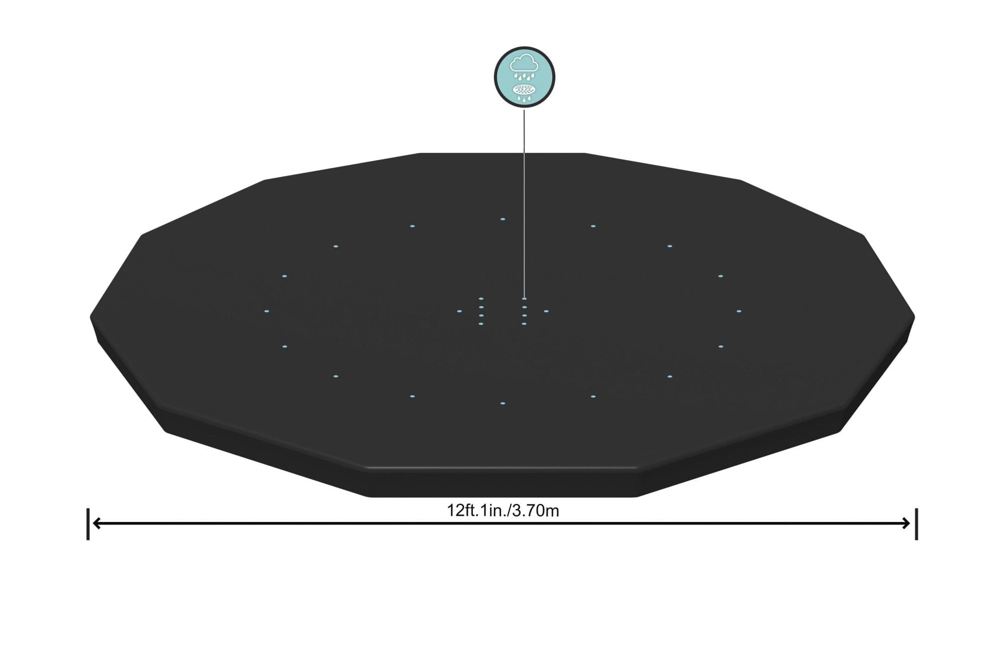 Copertura rotonda per piscine fuori terra da 366 cm