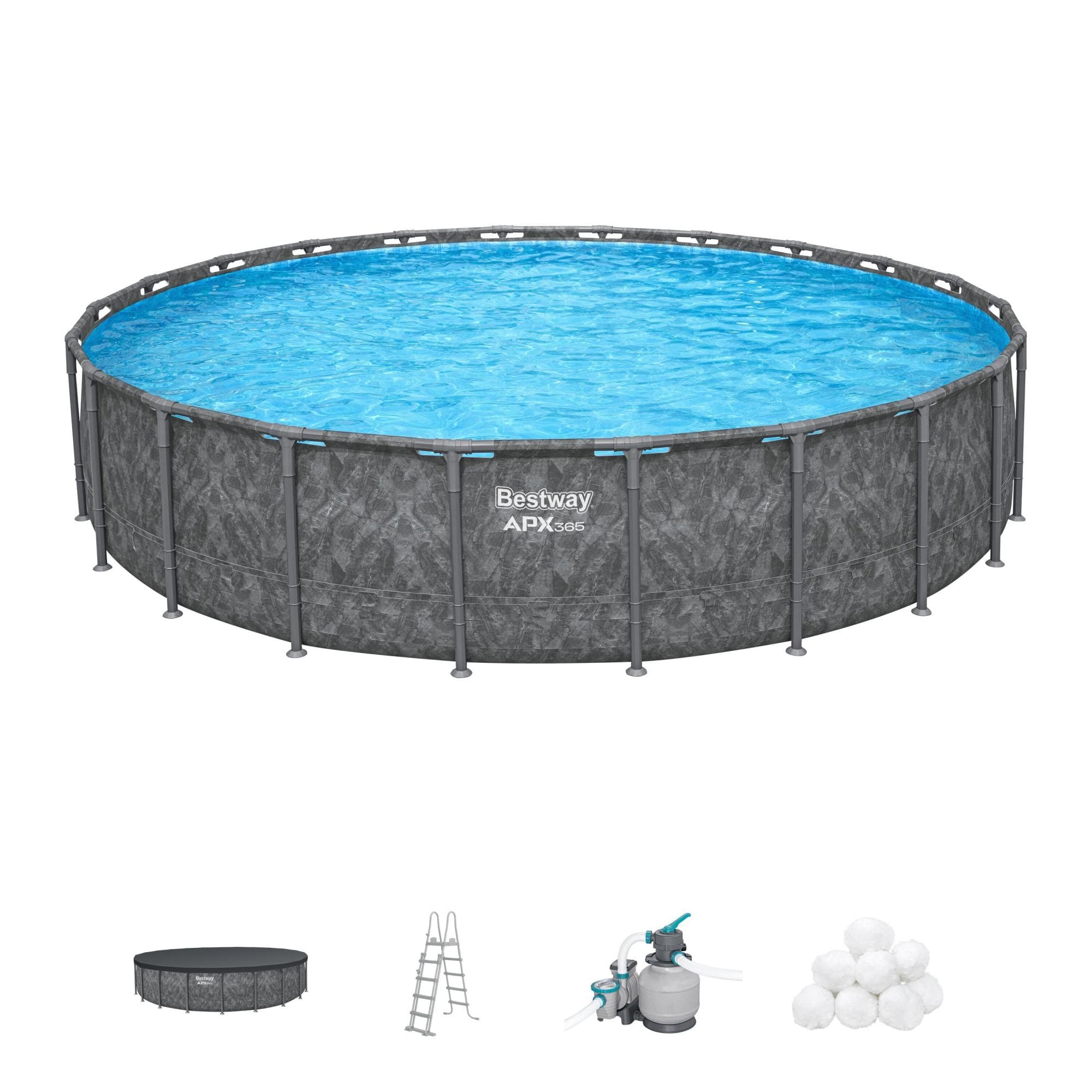 Set piscina APX 365 da 671x132 cm