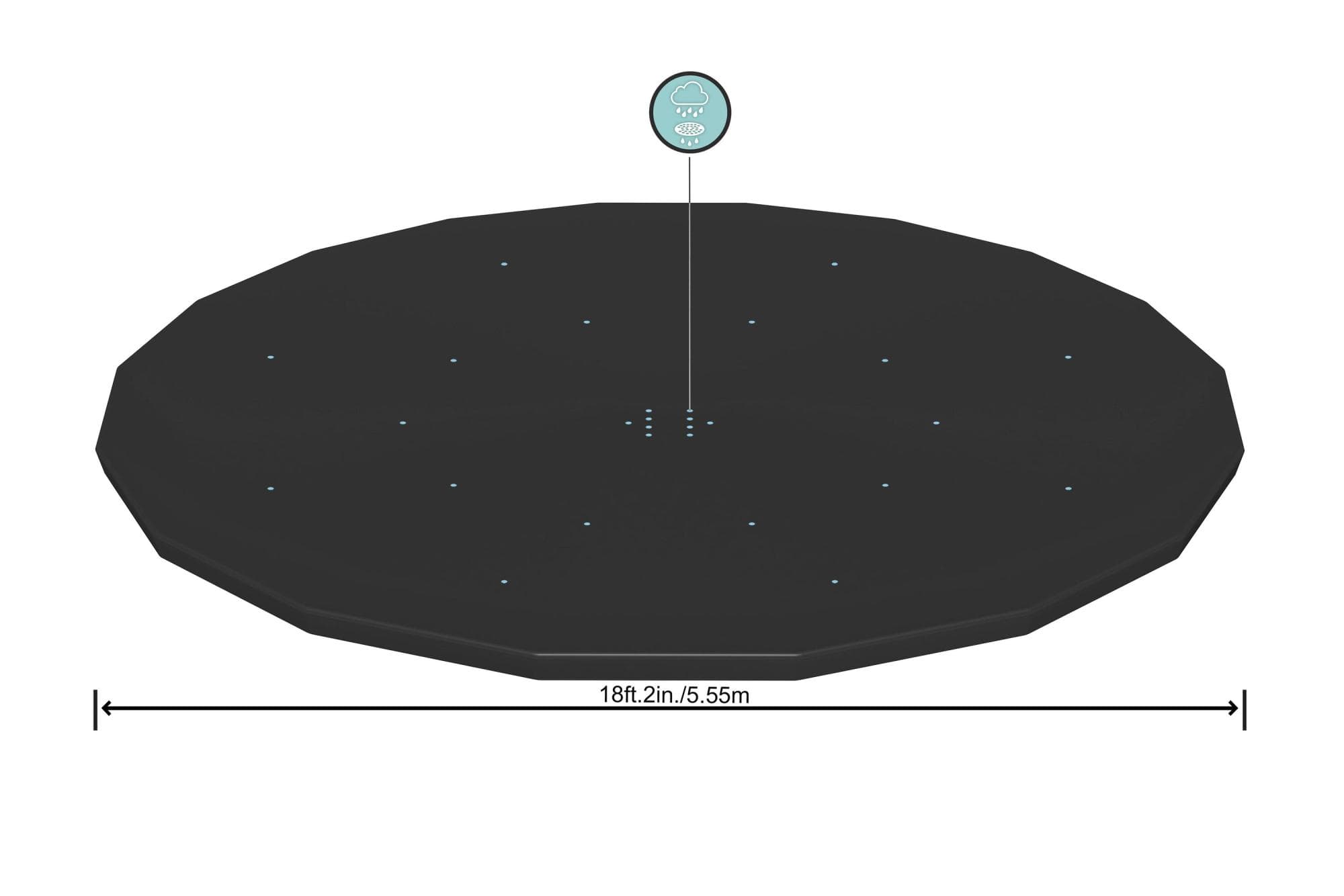 Copertura per piscina rotonda da 549 cm
