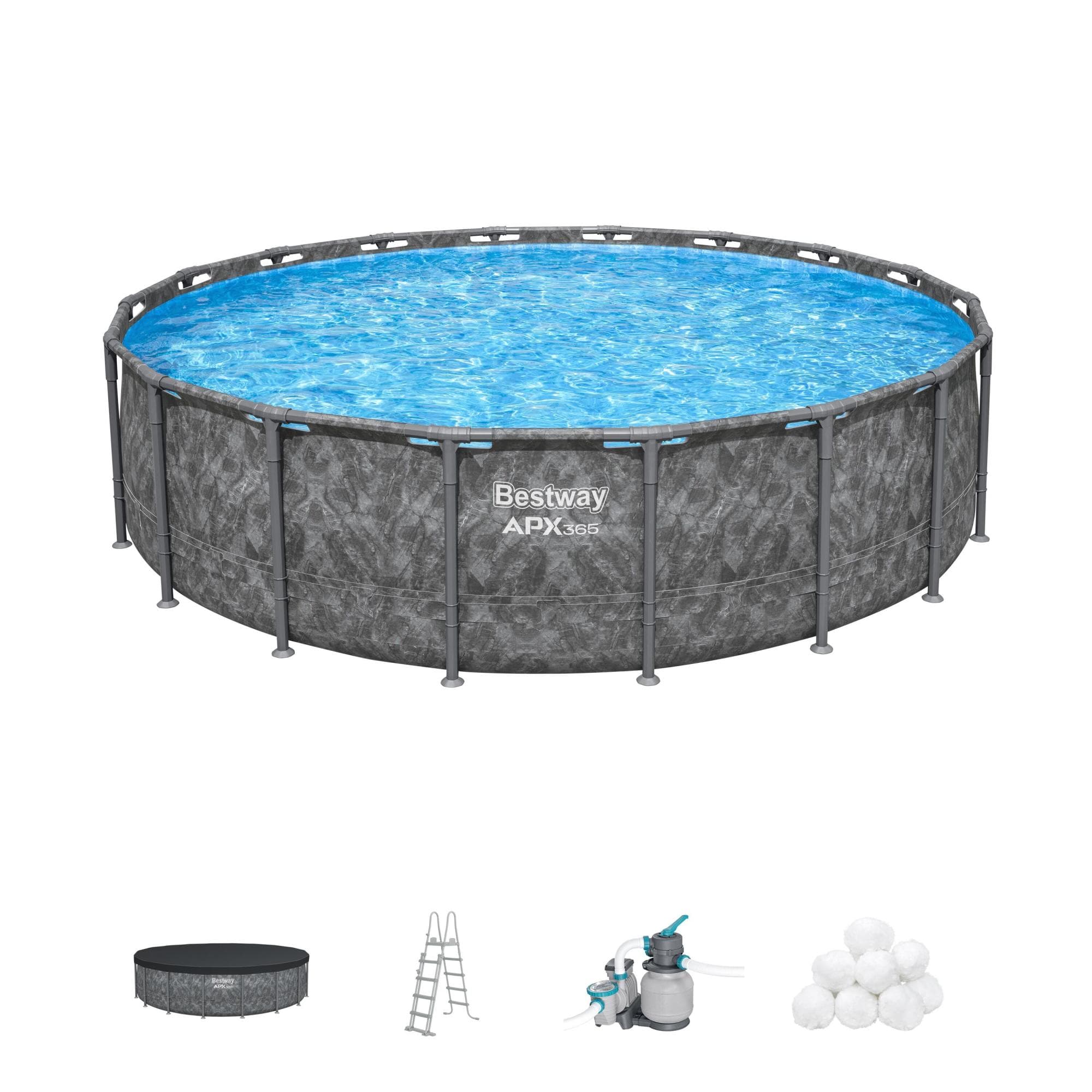 Set piscina APX 365 da 549x132 cm